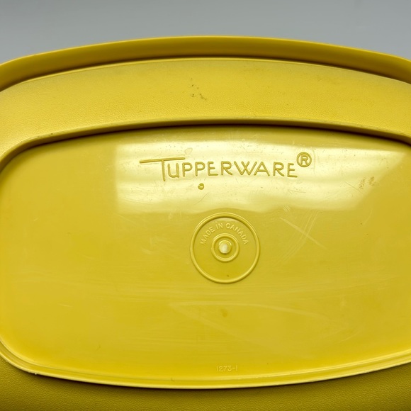 - Vintage 6 cup 1.4 L harvest gold 4 piece Tupperware divided steamer - Picture 8 of 11